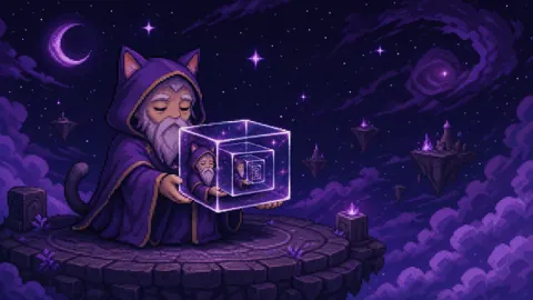 Pixel Wizard With Recursive Cube