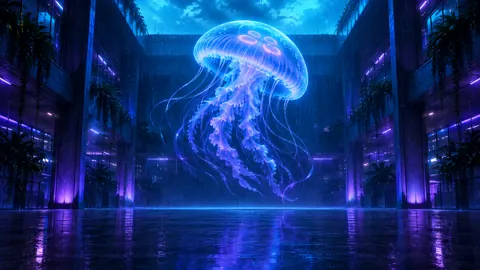 Giant Moon Jellyfish Atrium