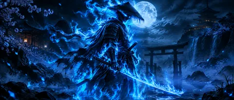 Blue Flame Ghost Samurai