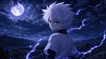 Moonlit Thunder Assassin live wallpaper