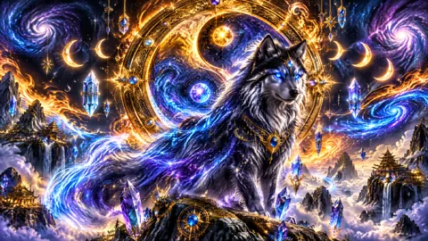 Cosmic Wolf Yin-Yang Portal