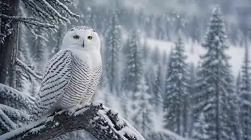 Snowy Sentinel live wallpaper
