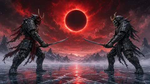 Samurai Golems Under Red Eclipse