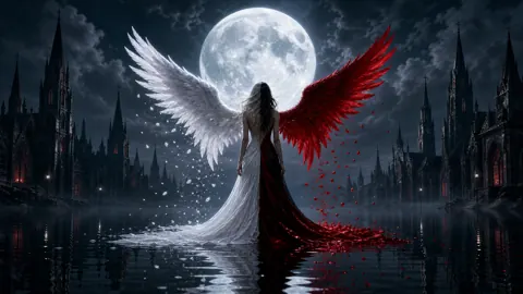Angel With Blood-Red Wings