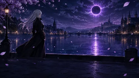 Silver-Haired Woman by Canal