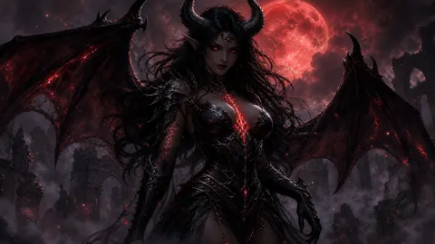 Blood Moon Succubus live wallpaper