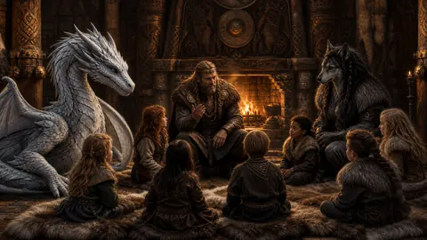 Wyvern and Werewolf by Hearth