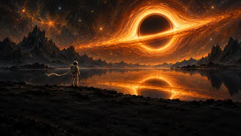 Astronaut by Amber Black Hole