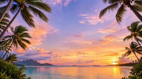 Tropical Lagoon Sunrise