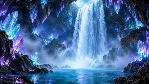 Crystal Cavern Waterfall