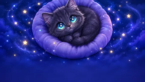 Gray Kitten With Star Eyes