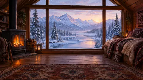 Cozy Loft Above Snowy Valley