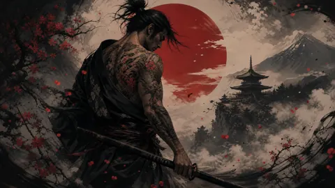 Samurai Beneath Red Sun