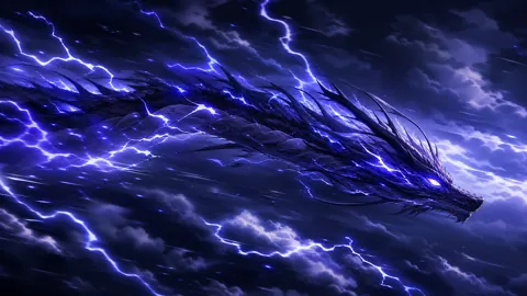 Dark Dragon Blue Lightning