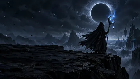 Hooded Warden Under Eclipse
