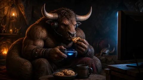 Minotaur Gaming With Cookies
