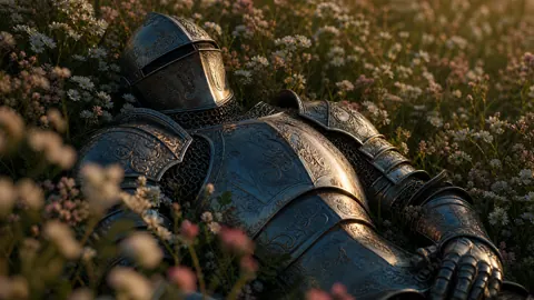 Medieval Armor in Wildflowers