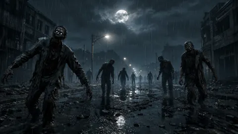 Moonlit Dead City live wallpaper