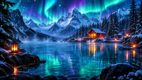 Aurora Cabin by Alpine Lake