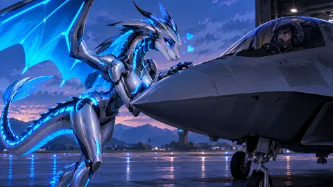 Robot Wyvern With Fighter Jet