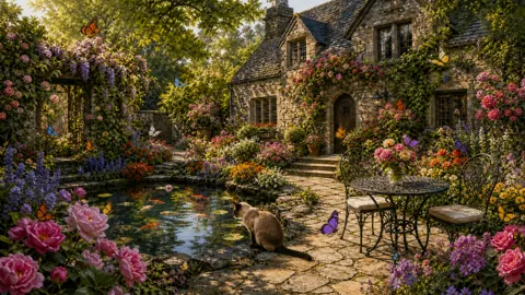 Stone Cottage Koi Garden