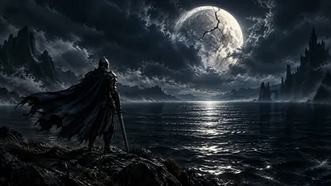 Knight Beneath Cracked Moon