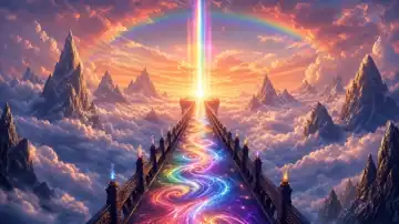 Bridge To Rainbow Light live wallpaper