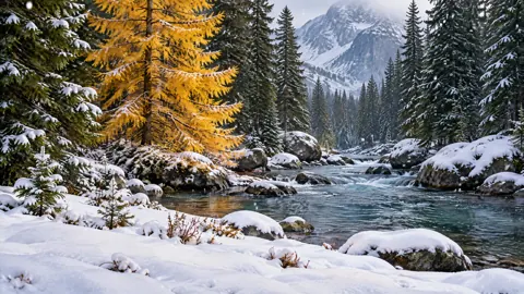 Golden Larch by Snowy River