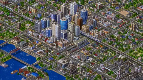 Isometric Pixel Art City