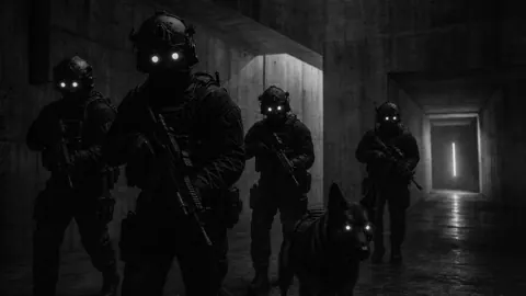 Special Forces Dog Team Bunker