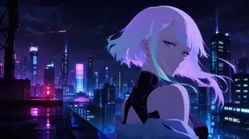 Neon Rain Reverie live wallpaper