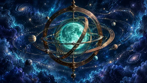 Turquoise Moon Astrolabe