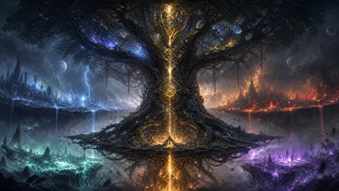 Yggdrasil Above Four Realms
