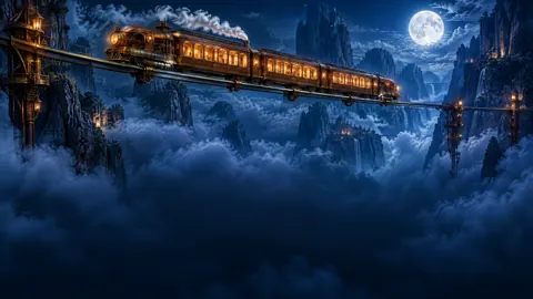 Steam Train Above Cloud Canyon