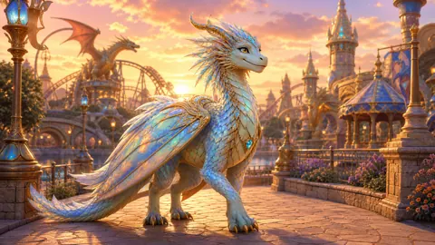 Topaz Wyvern at Sunrise