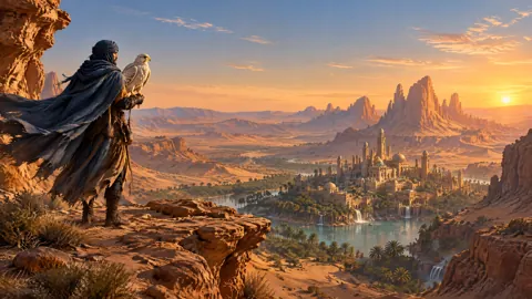 Desert Scout With Falcon
