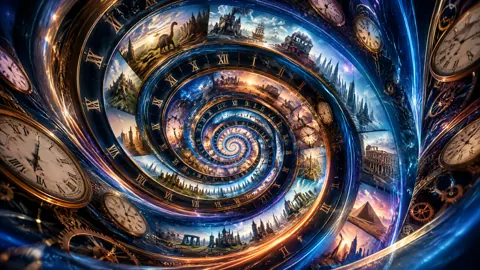 Time Travel Clock Spiral