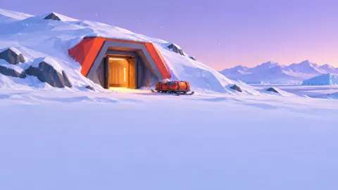 Polar Seed Vault Entrance