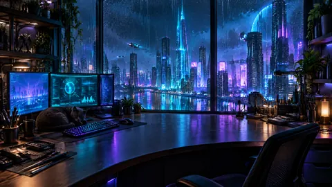 Cat by Cyberpunk Monitors