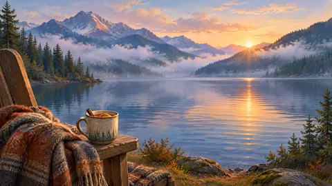 Tea by Mountain Lake