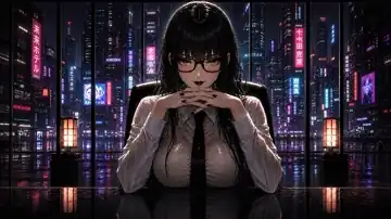 Ominous Neon Elegance live wallpaper