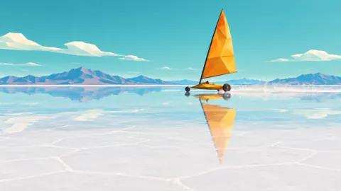 Saffron Land Yacht Salt Flat