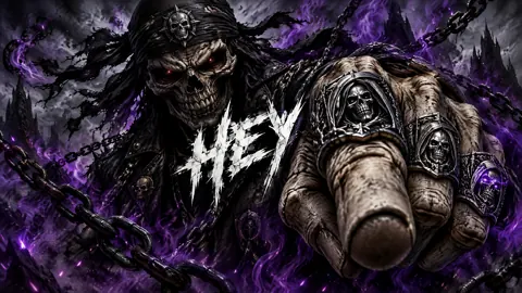 Skeleton Biker Pointing Hand