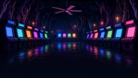 Pixel Art Underground Arcade