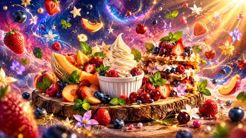 Cosmic Fruit Dessert Platter
