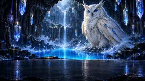 Giant Owl by Cobalt Pool