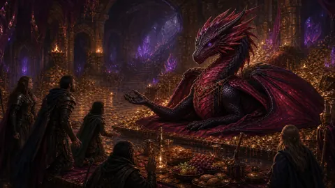 Ruby Wyvern Greeting Adventurers