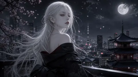 Albino Vampire in Tokyo