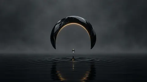 Obsidian Arch Above Water