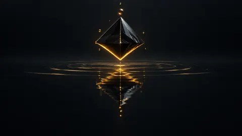 Obsidian Pyramid Over Pool